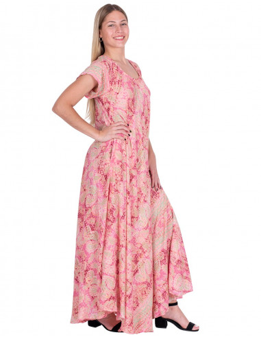 vestido-largo-y-amplio-estampado-rosa