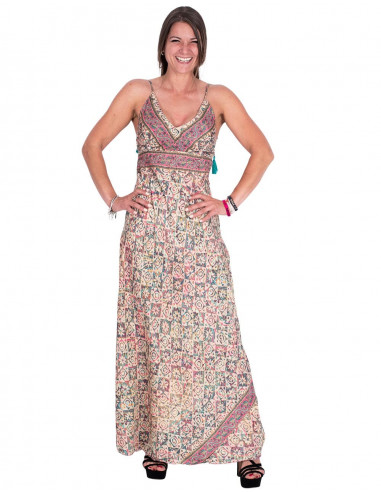 vestido-largo-tubo-estampado-beige