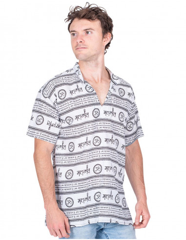 copy of HCA0008O - Burgundy Striped Polo Shirt