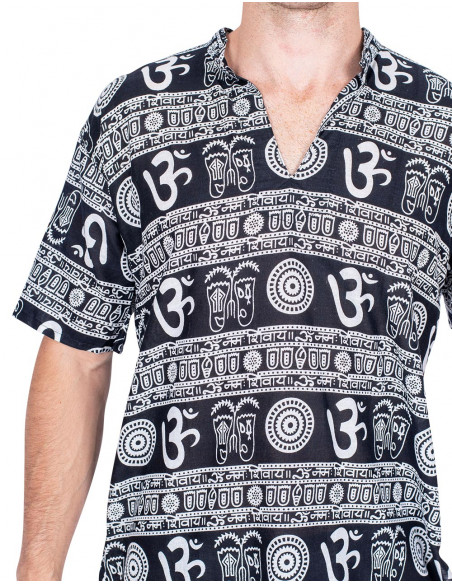 Shirt with Om Symbol