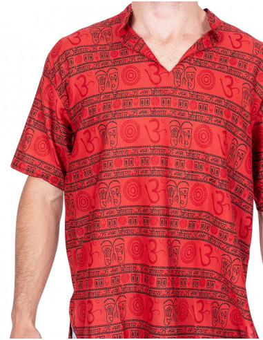 Shirt with Om Symbol
