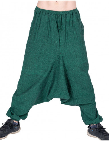 pantalon-afgano-verde-algodon-rustico