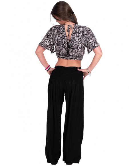 pantalon-mujer-con-pinzas-rayon-negro