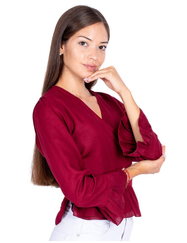 Burgundy Short Shirt