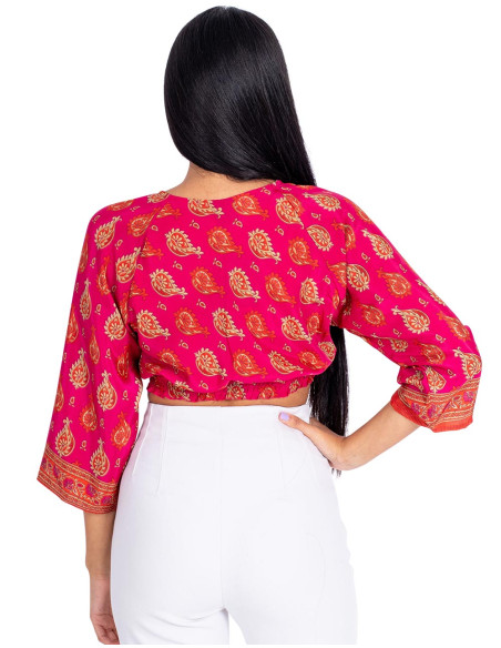 Top Cropped Pink