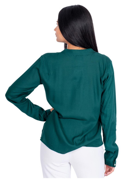 Green Button-Down Shirt