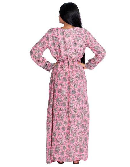 Pink Floral Dress