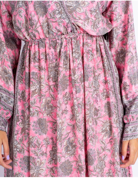 Pink Floral Dress