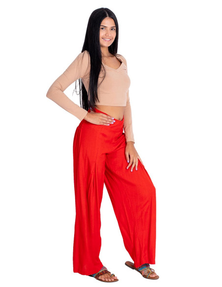 pantalon-casual-rojo-rayon-goma