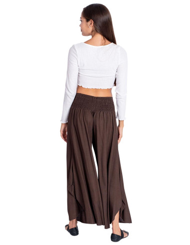 Brown Skirt Pants
