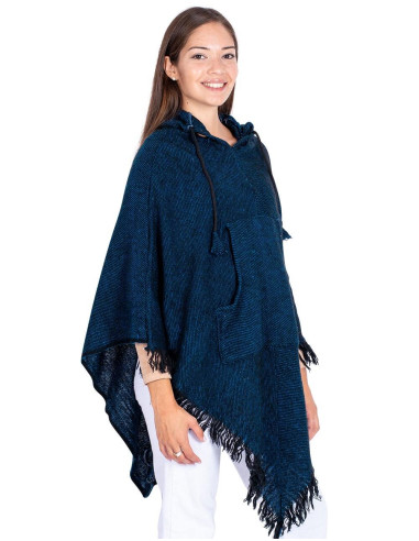 poncho-lana-de-algodon-azul