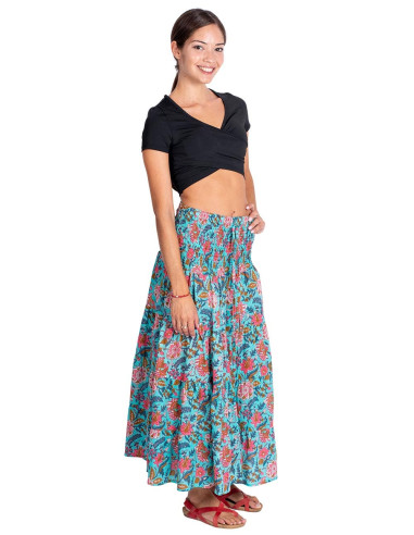 Falda Hippie Estampada