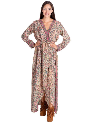Long Printed Dress