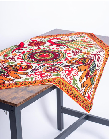 mantel-cuadrado-pavo-real-elefante