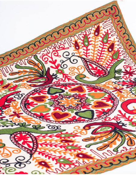 Animal Embroidered Tapestry