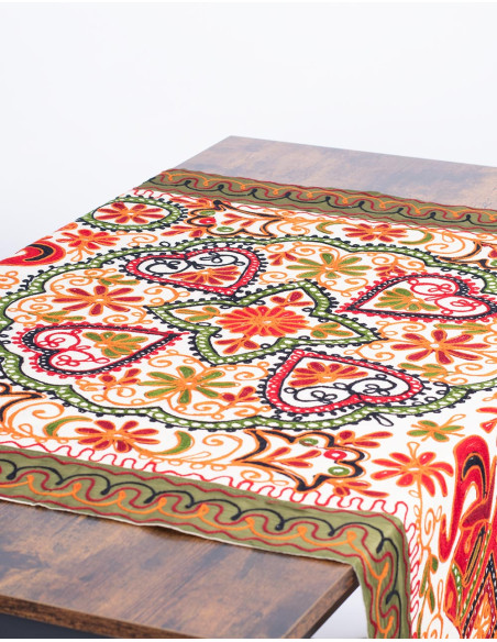 Rectangular Embroidered Tapestry Animals