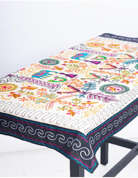 Tapestry with Rock Art Inscriptions