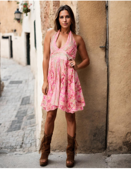 vestido-sexy-espalda-descubierta-rosa
