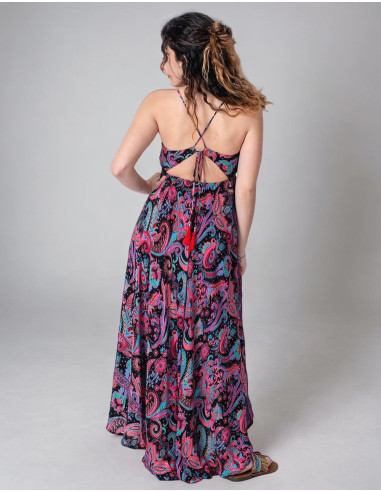 Long Cross Back Dress