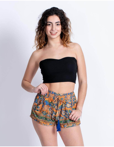 Women's Short Silk Shorts