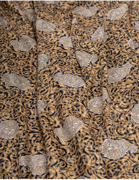 Women's Silk Print Shorts