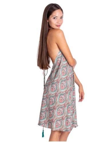 vestido-sexy-desigual-espalda-descubierta-verde