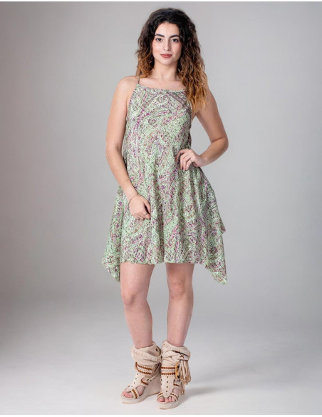 vestido-corto-fresco-seda-verde