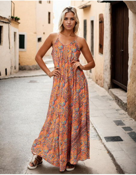 Long, flowing dress