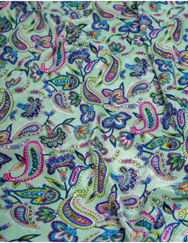 Paisley Print Long Dress