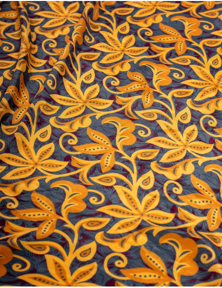 tela-seda-fresca-calidad-estampada-flores-amarillas