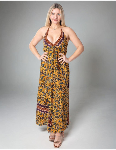 Long Backless Dress