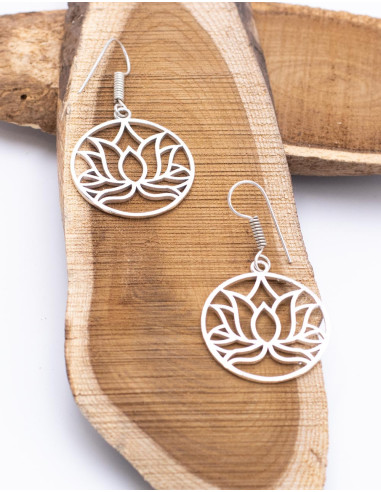 Lotus Flower Earrings