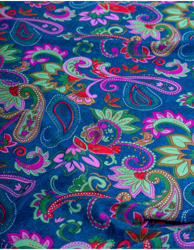 Straight Silk Flower Pants