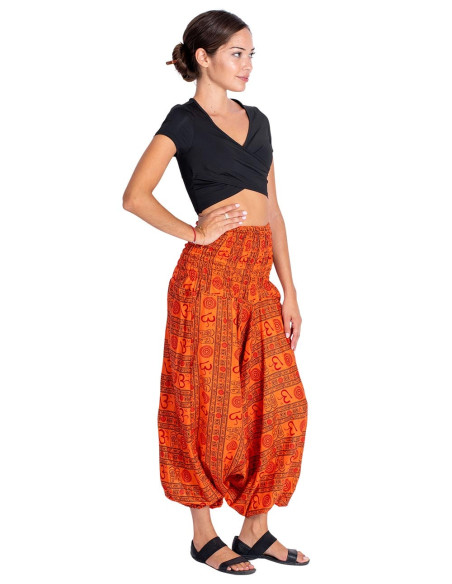 Orange Afghan Pants