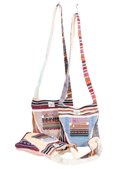 Unisex Hemp Shoulder Bag