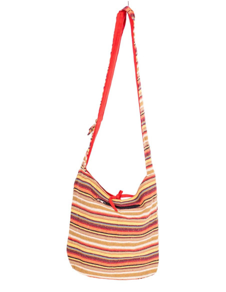 Striped Shoulder Bag