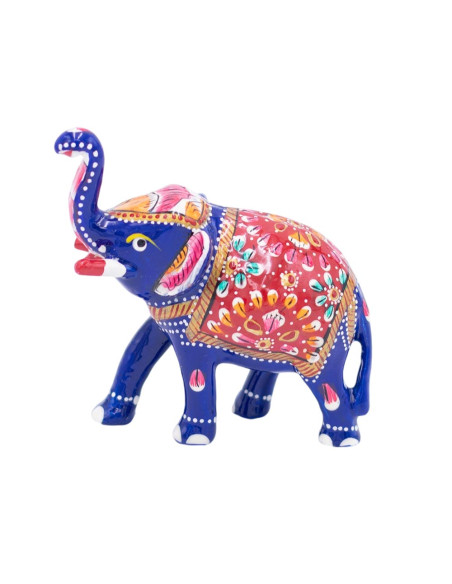 Colorful Metal Elephant Statue
