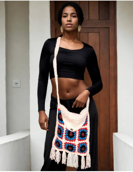 Indian Craftsmanship in Ethnic Fashion: Exclusive Kimago Crossbody Bag with Authentic Unique Design