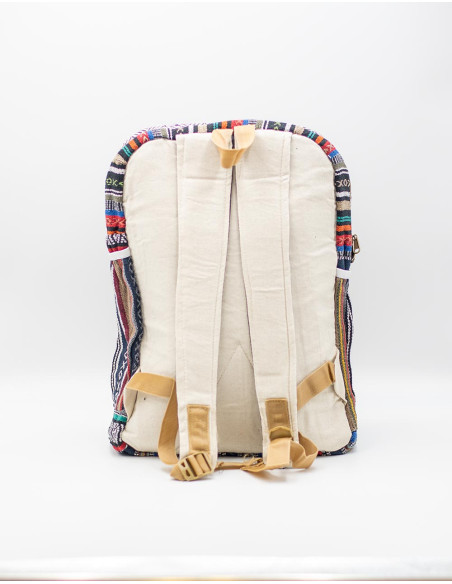 Unisex Hemp Backpack - Unique and Versatile Indian Craftsmanship