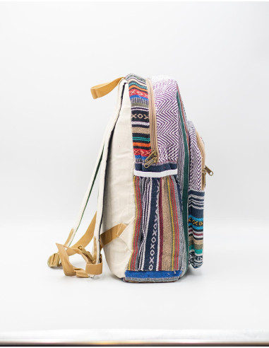 Unisex Hemp Backpack - Unique and Versatile...