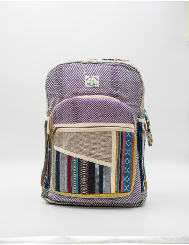 Unisex Hemp Backpack: Handcrafted, Unique, and...