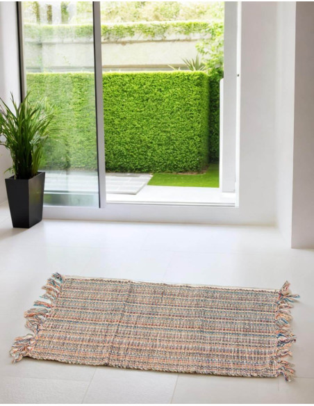 Handmade boho ethnic rug India | Kimago