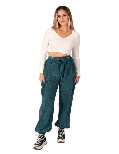 Unisex boho style harem pants | Kimago