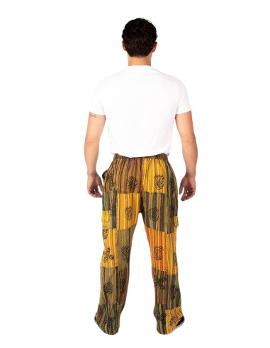 Kimago unisex hippie patchwork pants