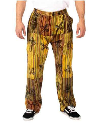 Kimago unisex hippie patchwork pants