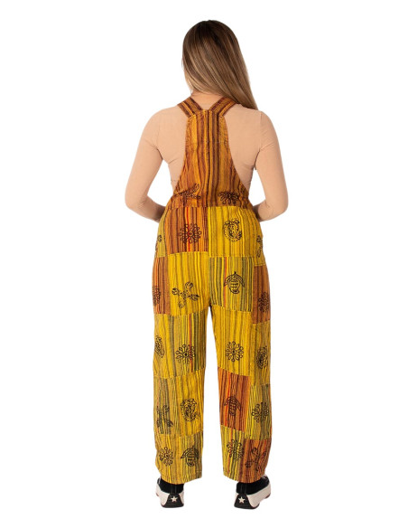 Handmade boho unisex patchwork jumpsuit | Kimago