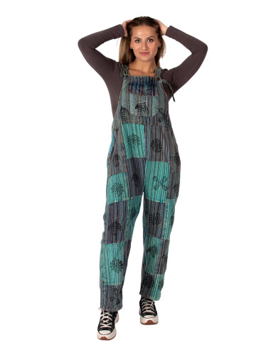 Light blue or green unisex boho jumpsuit | Kimago