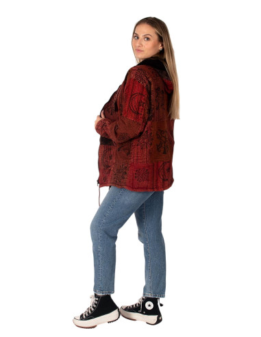 Unisex boho jacket with fleece lining | Kimago