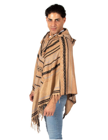 Unisex handmade cotton poncho | Kimago