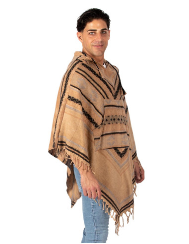 Unisex handmade cotton poncho | Kimago